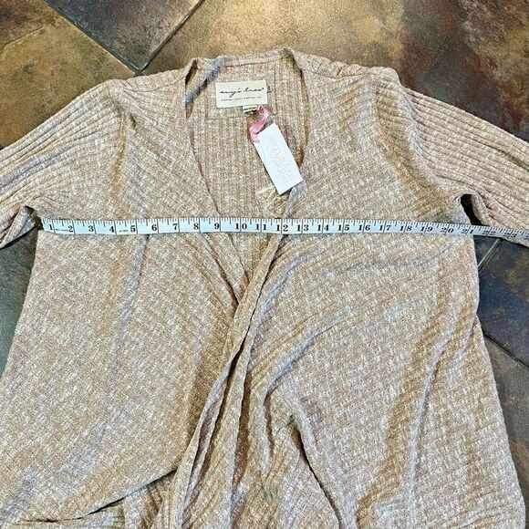 NWT The Jessica By Evy’s Tree Women’s Wrap Open Front Cardigan Small Medium - Picture 10 of 12